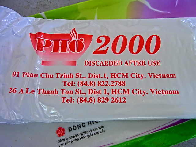 Restaurant "PHO 2000" - Ho Chi Minh, Vietnam