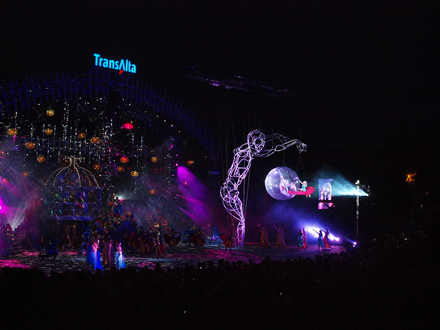 Calgary Stampede Grandstand Show - Man of Light and Floating Ball