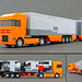 Remote controlled DAF XF with EuroCombi trailer 