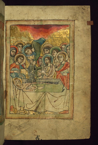 Psalter, Death of the Virgin, Walters Manuscript W.78, fol. 2r by Walters Art Museum Illuminated Manuscripts