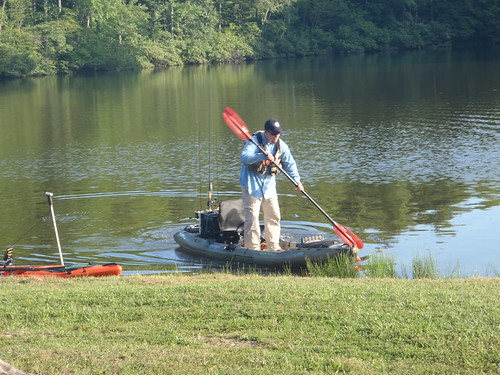 Sit-on-top kayaks can be vey stable fishing machines
