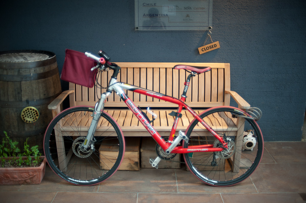 赤い自転車 2011/07/23 DSC_7571