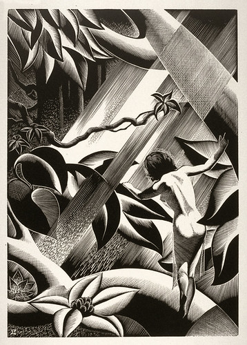 "Rima" - Paul Landacre - Wood Engraving - 1933