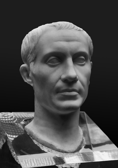 Portrait of Julius Caesar from the Pentelleria acropolis in Sicily. Photo: Robert B. Ulrich