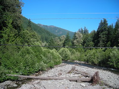 The Zigzag river just upstream of where it flows into the Sandy River