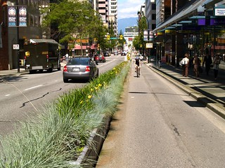 Downtown Vancouver Bike Lanes