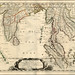 Pierre Du Val -  Partie Meridionale De L'Inde En deux Presqu'Isles l'une deca et l'autre Gange . . .1679