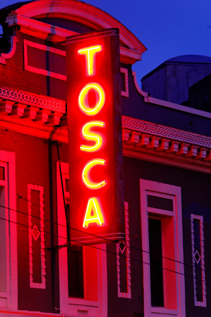 Tosca Cafe Neon Sign, North Beach San Francisco