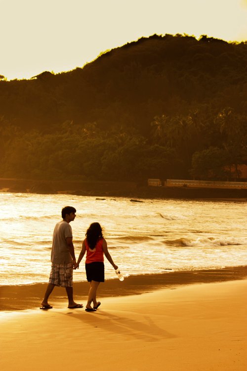 Sunset Couple, Baga Beach