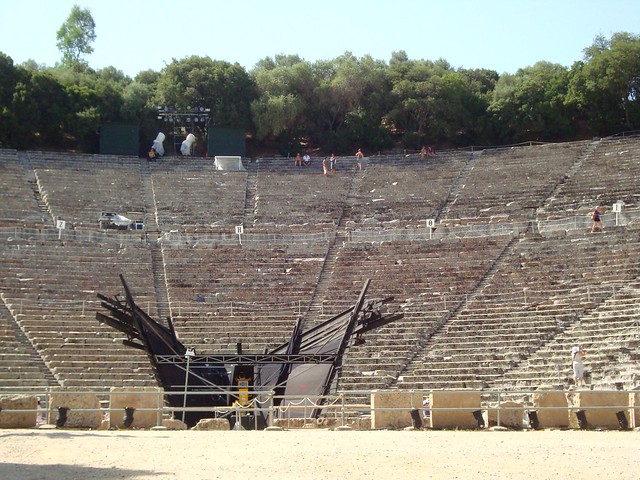 Epidaurus Theatre, Nafplio, Greece