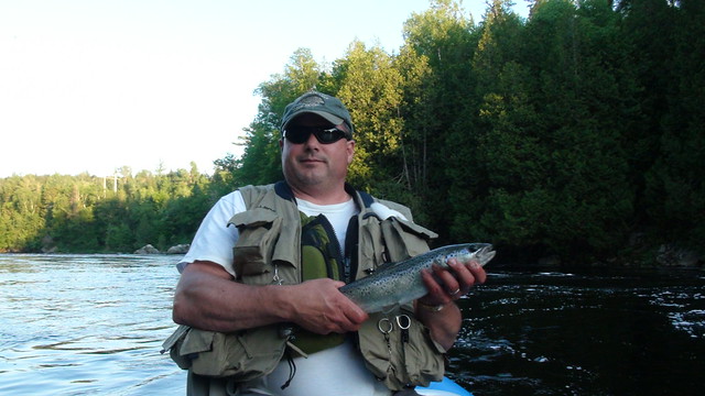 Andy with a nice WB Salmon