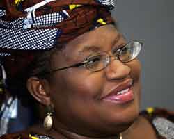 Dr. Ngozi Okonjo-Iweala is the Minister of Finance in the government of Nigerian President Goodluck Jonathan. She entered the post in August 2011 after serving for years as an official of the World Bank. by Pan-African News Wire File Photos