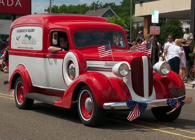 Jilbert's Dairy1937 Dodge Truck At the Marquette Michigan Fourth of July