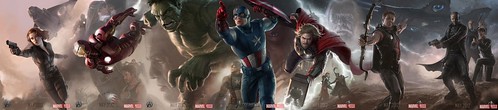 110725(2) - 2012年電影《The Avengers 復仇者聯盟》七大英雄合體海報，正式出爐！