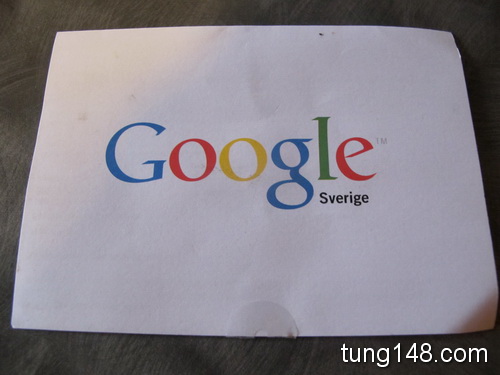 ได้จดหมายจาก Google Sweden