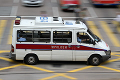 Hong Kong police vehicles 