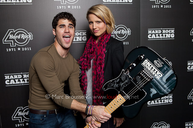 dianna agron 2011 Darren Criss and Dianna Agron Hard Rock Calling 2011 Day