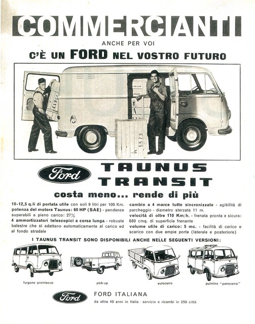 1964 Taunus Transit Italy 