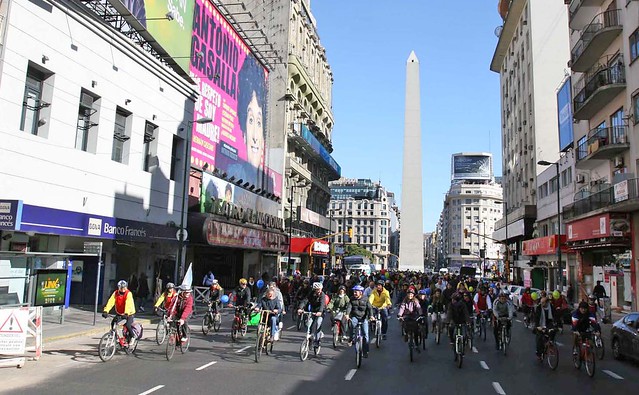 Mauricio Macri en el Compromiso Bicicletas