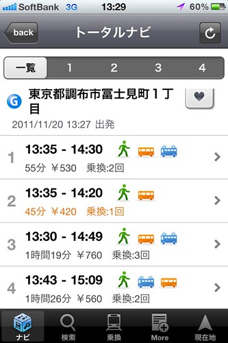 Navitime for iPhone