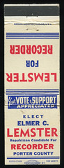 Porter County Miscellaneous - Matchcovers and Matchboxes