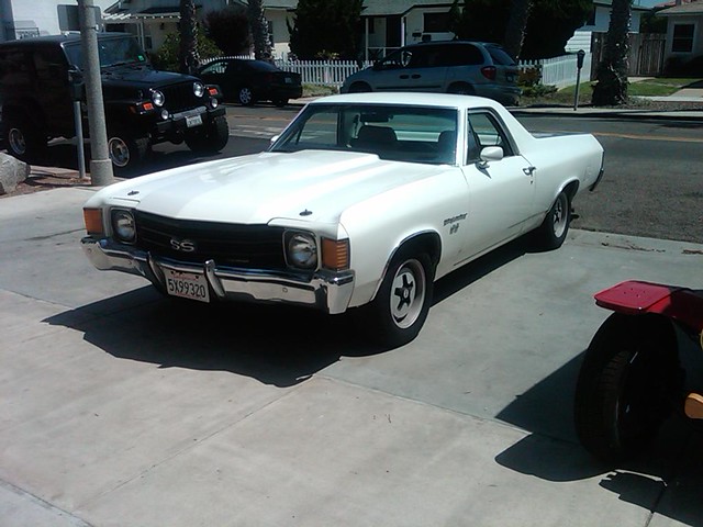 72 El Camino SS Project Car One of my neighbors just acquired this 1972