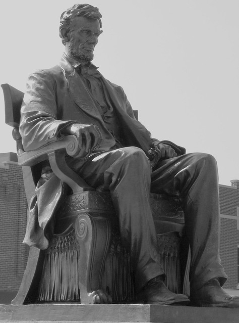 Abraham Lincoln Statue B&W - Hodgenville, KY