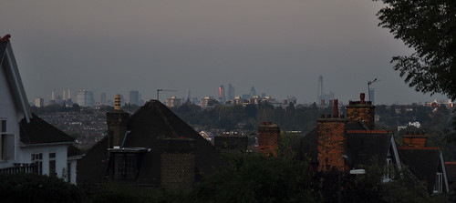 London skyline from Wimbledon