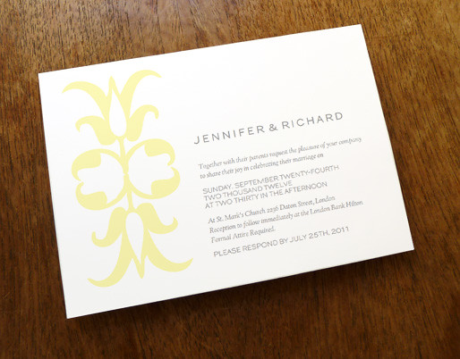 Printable Wedding invitation Ornament