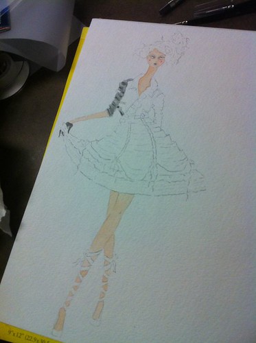 fashion design sketch
