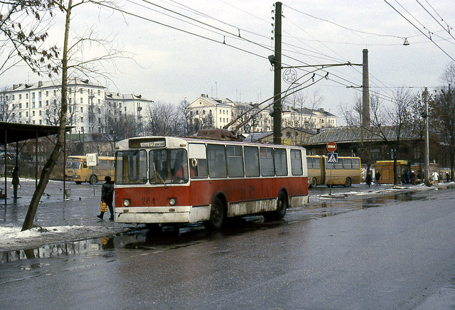 russia - vladimir trolleybus 264 city centre 88 JL