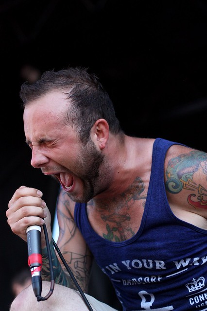 Jake Luhrs of August Burns Red 2011 West Palm Beach Warped Tour