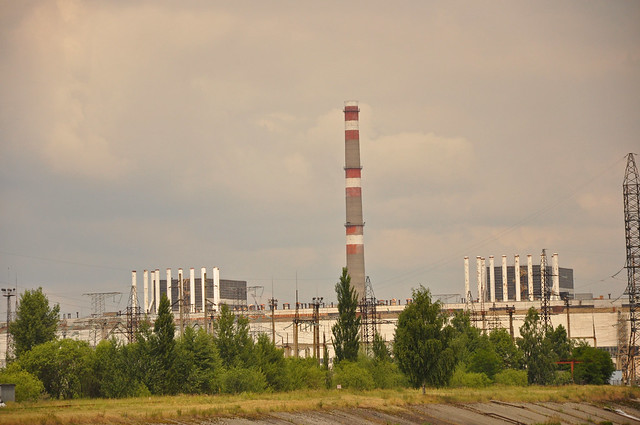 Chernobyl reactor from afar