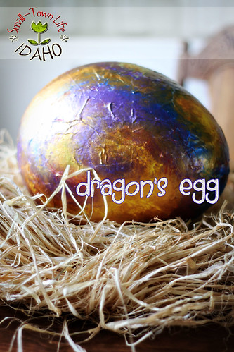 Paper Mache Dragon Egg