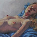 Nude from life, oil on panel SOLD