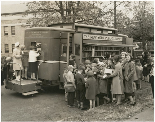 Children led astray by the Bronx Traveling Library, Westchester Square branch, New York. by Robert Barone