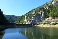 Tour du lac de Moron - Barrage du Châtelot - Saut du Doubs