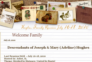 Family Reunion Website Image