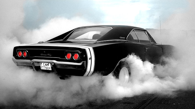 68 charger burnout wallpaper It was originally black and white but i gimped