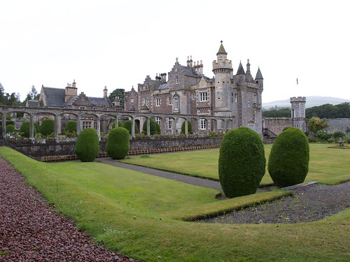 View of Abbotsford House from Garden
