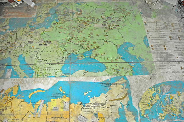USSR map at Pripyat school