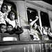 En el tren hacia las colonias de niños refugiados,  foto Agustí Centelles, (c) Ministerio de Cultura, CDMH, todos los derechos reservados