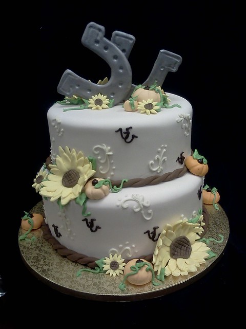 Country wedding cake  Flickr  Photo Sharing!