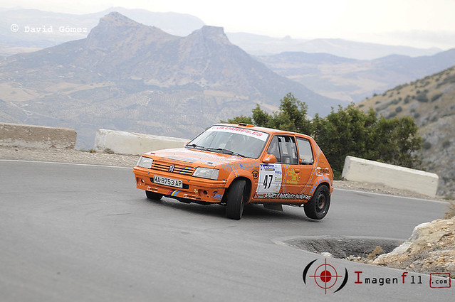 "Alvaro Amores, peugeot 205 rallye, campeonato de andalucia de rallyes 2011"