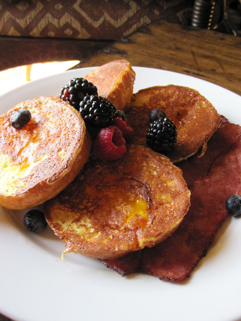 Apricot Brioche French Toast with Berries