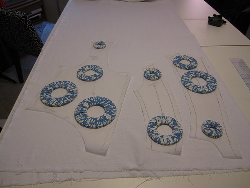 Transferring Pattern and Cutting Fabric
