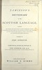 John Jamieson's Scots Dictionary, 1867 printing. RB 2500