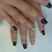 Gold Tip with Black and Clear Rhinestone