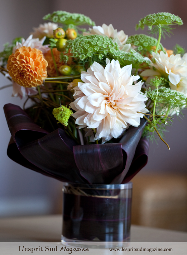Armature Dahlia vase design