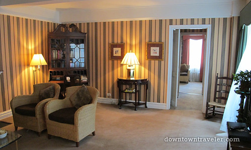 Living room at the Roger Smith Hotel suite